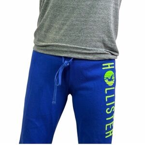 Vintage 2000s Hollister Womens Sweatpants - Royal Blue y2k Medium